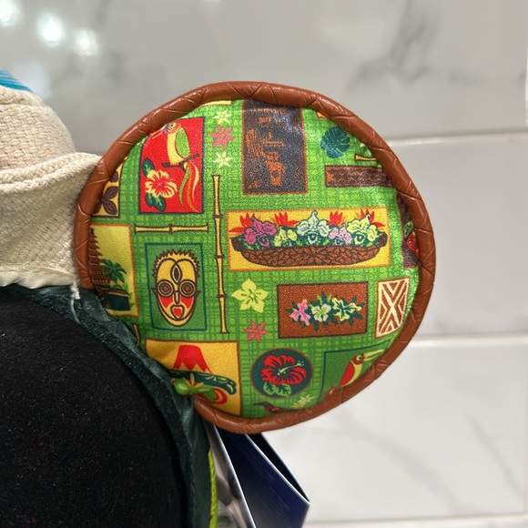 Disney World 50th Anniversary Mickeys Main Attraction TIKI ROOM Ears Headband LE - Picture 5 of 16